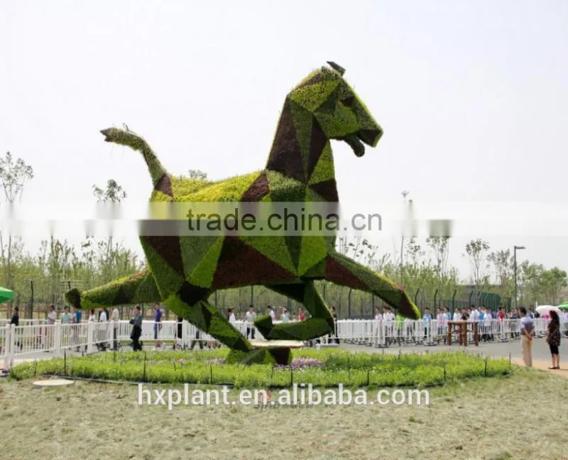 aritificial green sculpture plastic statue