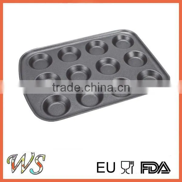 12 pcs Carbon Steel Cake Molds