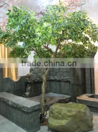 factory price hot sale fiberglass banyan tree artificial huge tree