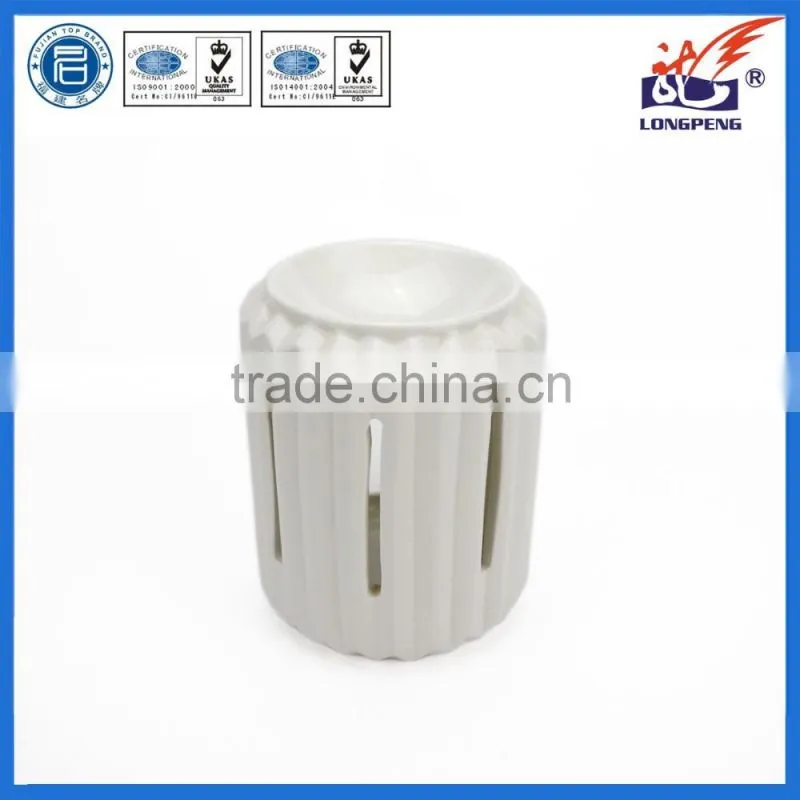 2016 Eco-Friendly Elegant White Home Decorative Ceramic Hollow Oil Burners