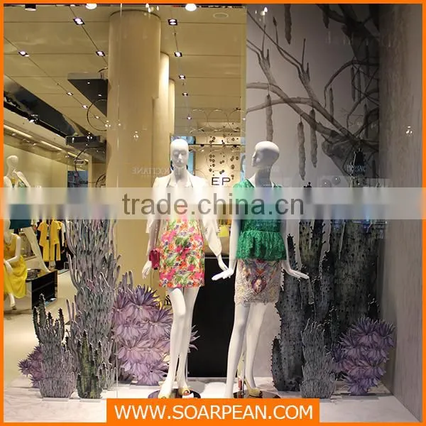 Vivid Window Display Arops Artificial Cactus