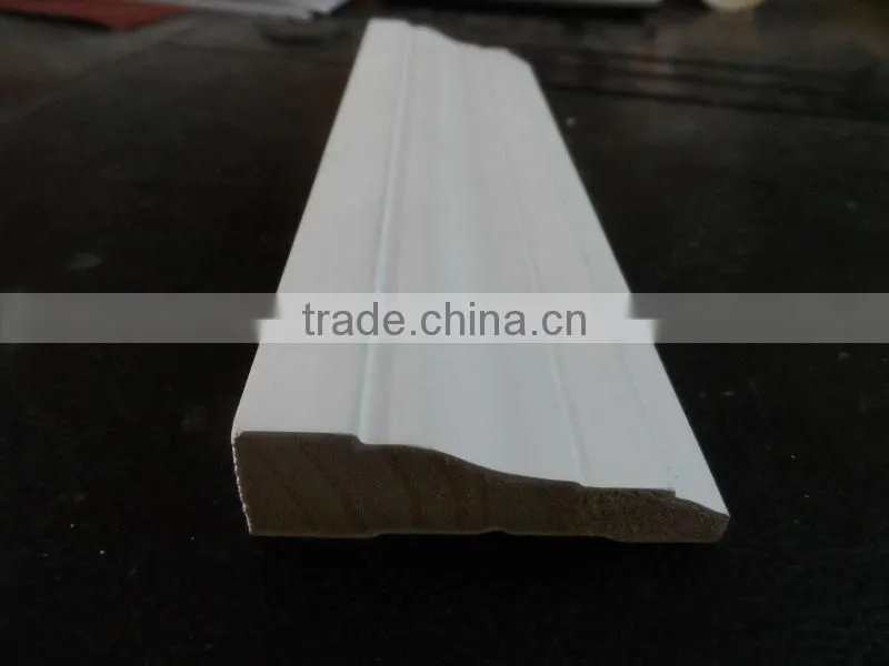 gesso coat wood skirting board cover
