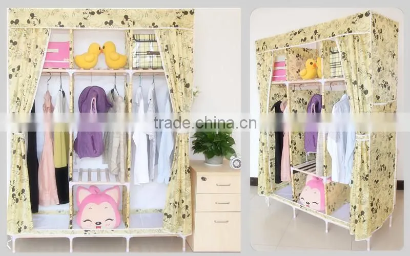 foldable wooden wardrobe