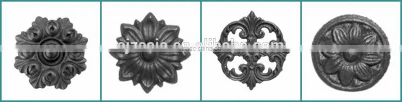 cast iron studs for ornamental metal fence