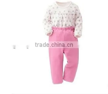 2016 wholesale kids baby stripe pajama suits kids stripe cotton pajamas
