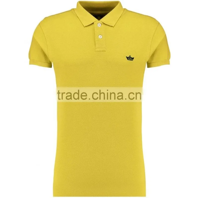 MGOO Cheap Price Fashionable Plain Pattern Polo Shirts 210g 100% Cotton Pique Soft Polo Shirts