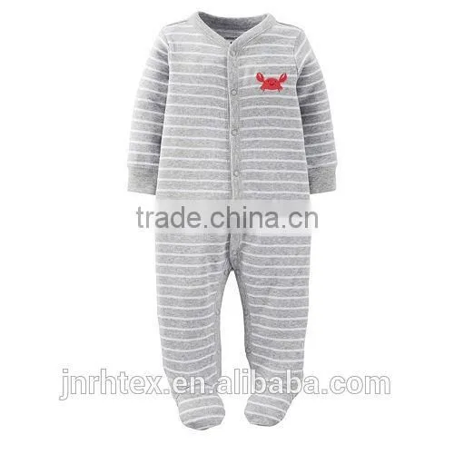 Oranic cotton baby rompers wholesale baby girl rompers