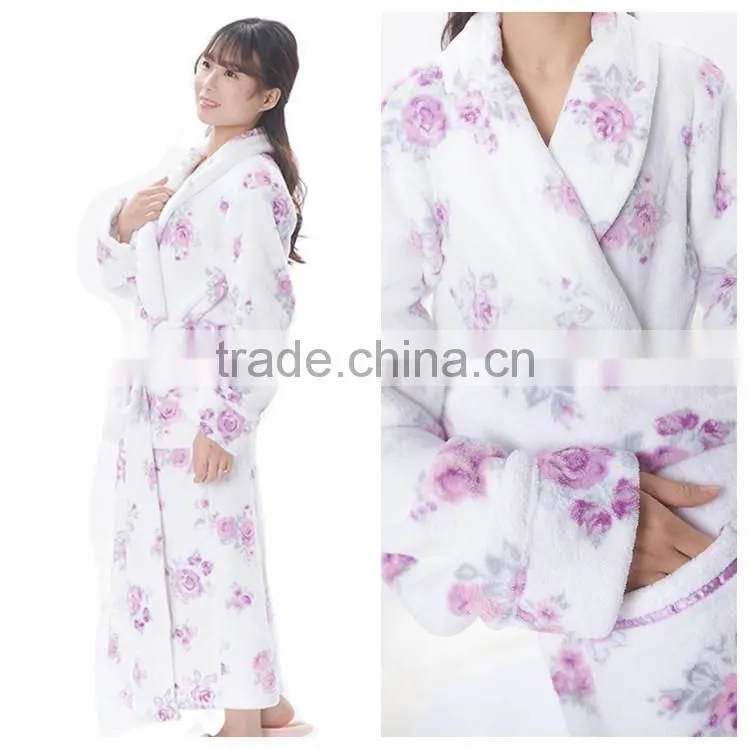 Women Winter Warm Pajamas,Printed Sleepwear