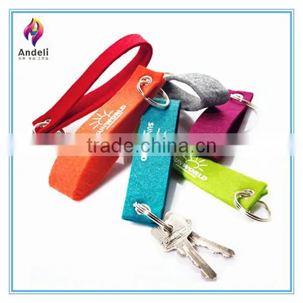 Eco-friendly Felt keychain,Wool felt keychain