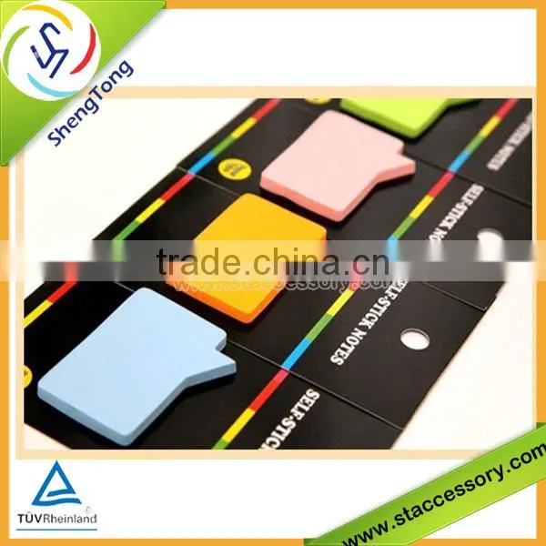 Fancy colorful memo pad/ sticky note pad Customizable wholesale hot selling