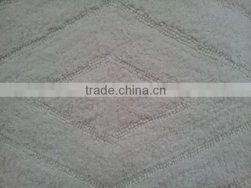 2015 new style cotton bath rug with pattern