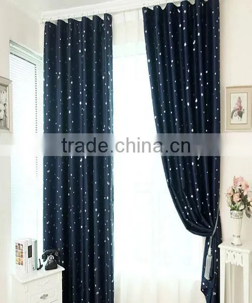 black-out shower window curtain