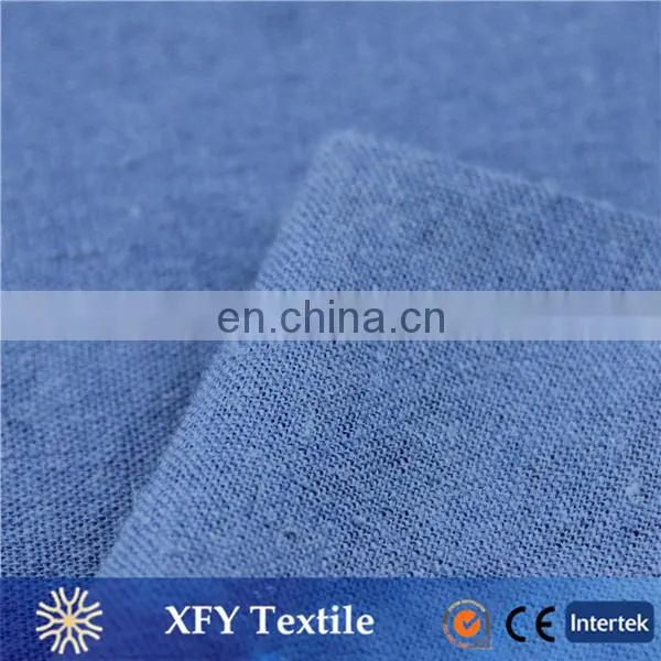 wholesale cheap price XFY-RL159 Navy Fabric linen With Rayon Linen