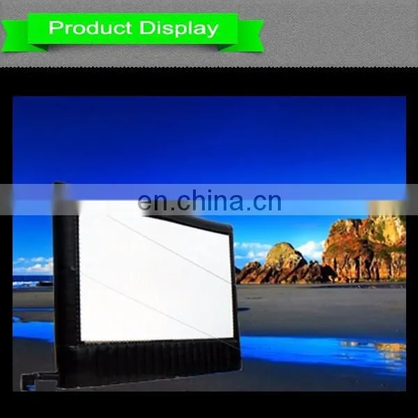 5*4m inflatable movie screen for projector/large 3d projector screen for sale