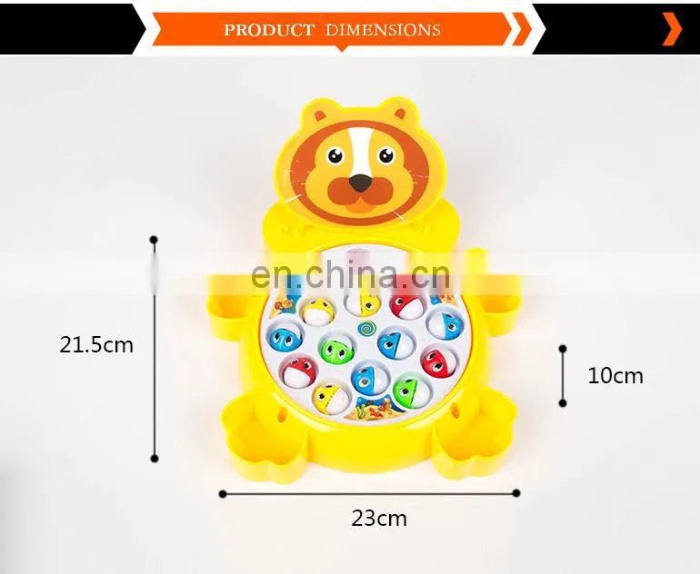 wholesale educational electric tiger fishing game toys baby with low moq