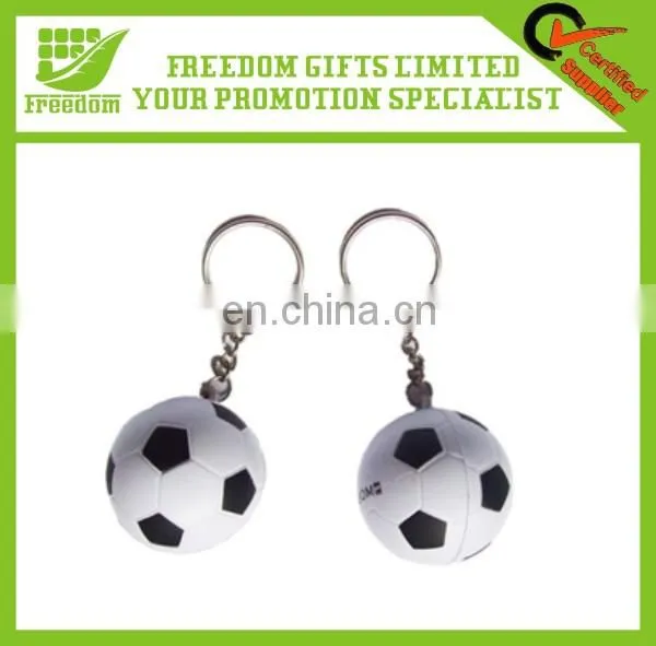 Customized Logo Printed PU Leather Keychain