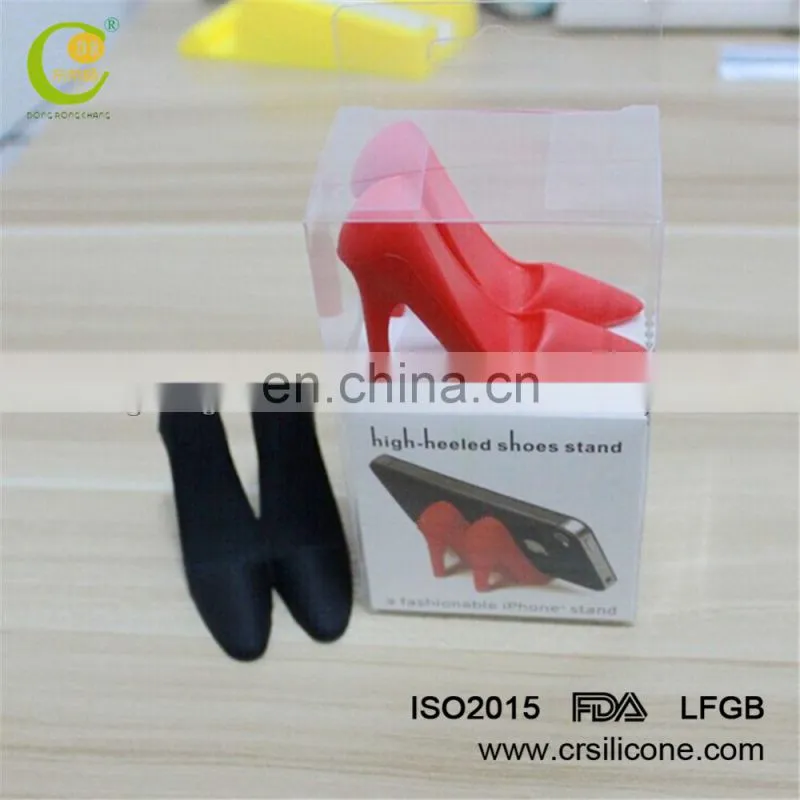 unique silicone mobile phone display stand