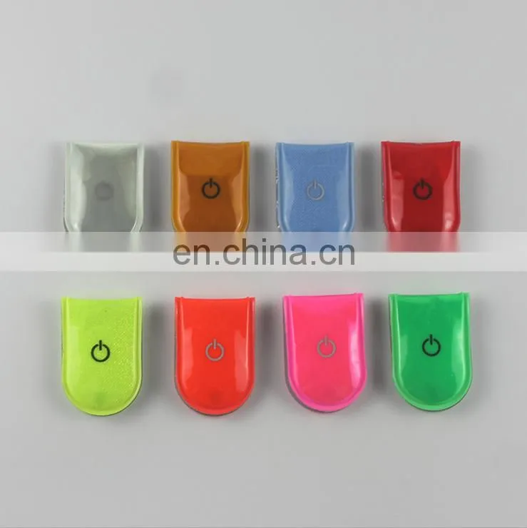 Red Reflective Pvc strong LED Magnet Clip