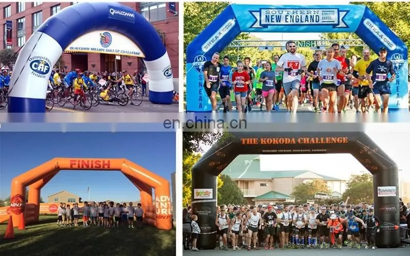 Event Arches Custom Printed Inflatable Archway Entrance for Advertising