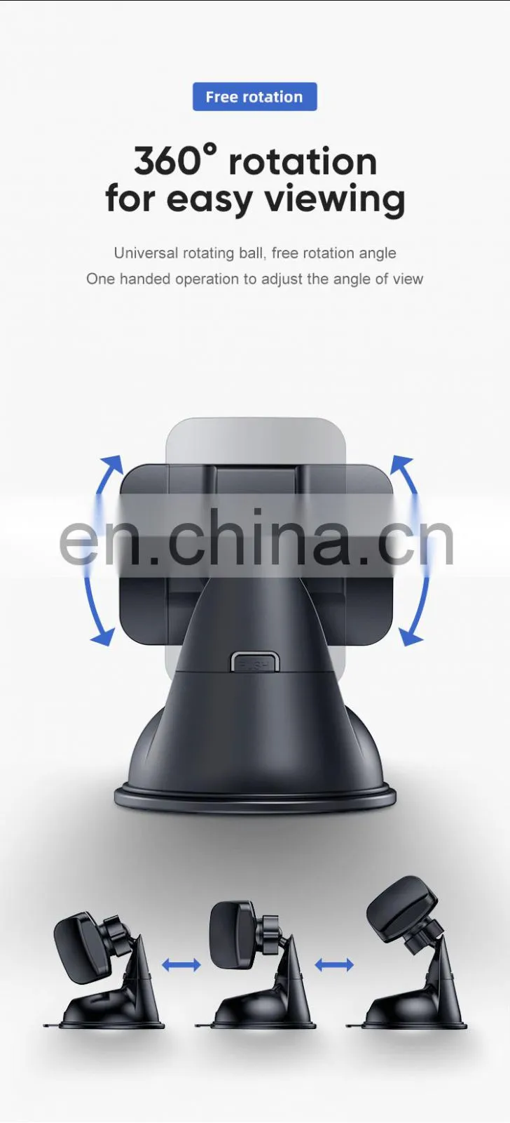 Joyroom JR-OK1 hot selling single pull suction cup holder for mobile phone