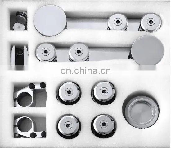 Full set stainless steel glass sliding door system