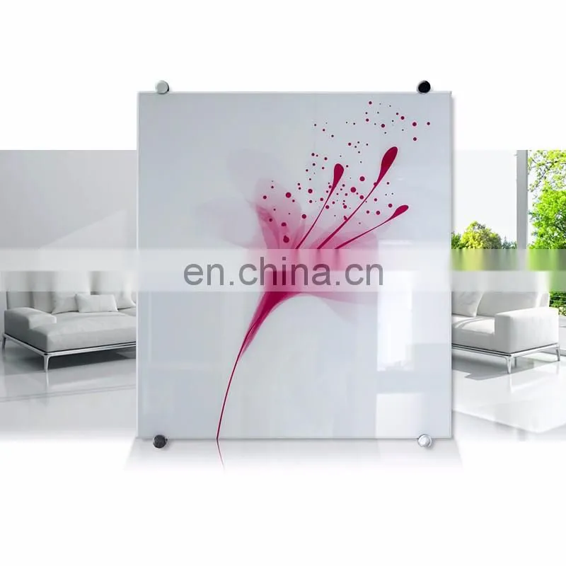 Silk Screen Printing Color Glittering Glass For Refrigator/air Conditioner
