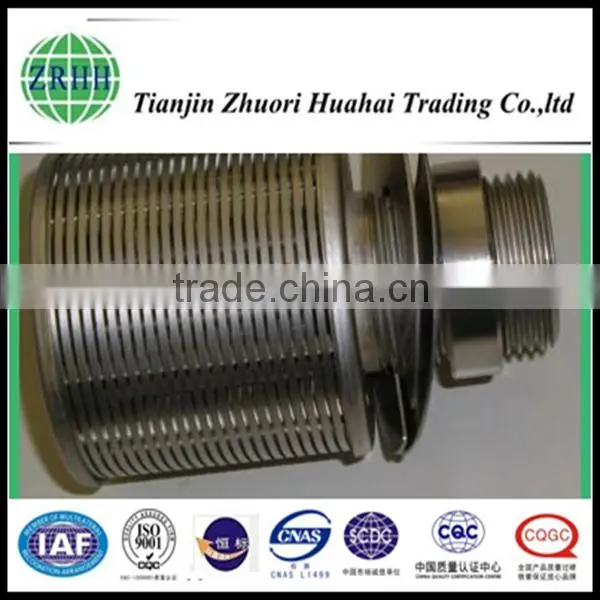 Cleaning solution type of pre-filtration wedge screen water filter strainer