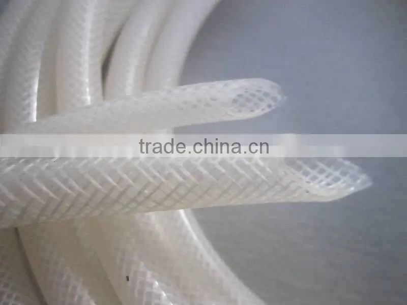 Transparent and White Standard Color Silicone Rubber Intensive Net Sleevings