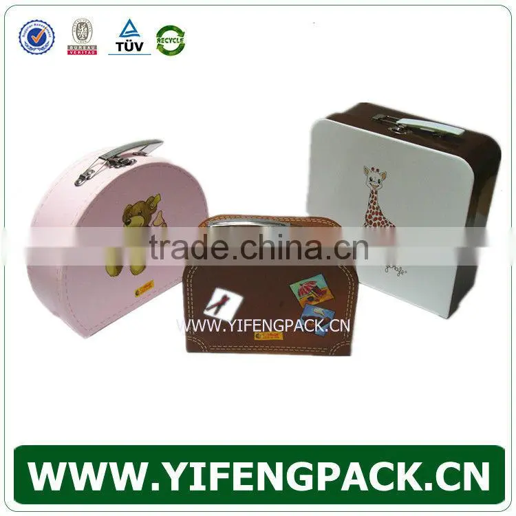 Yifeng Factory Cardboard Paper Handle Small Suitcase Gift Boxes