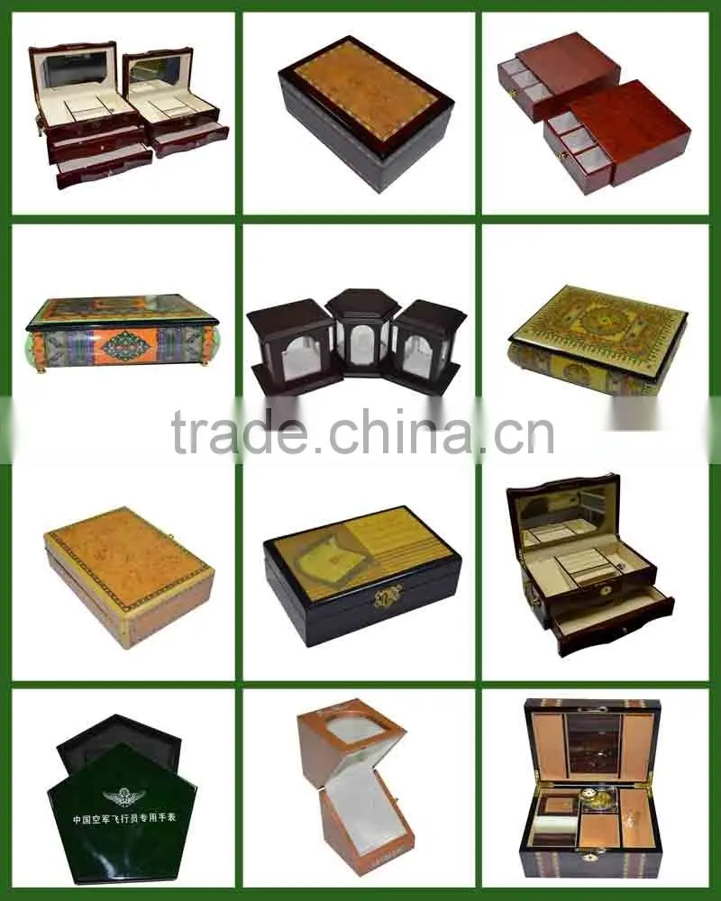 Wholesale custom made watch box with logo printed