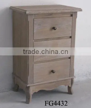 PAULOWNIA WOOD BEDSIDE TABLE