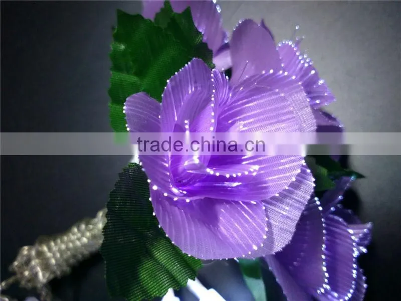 led optical fiber flower battery lights for christmas ,party decorate