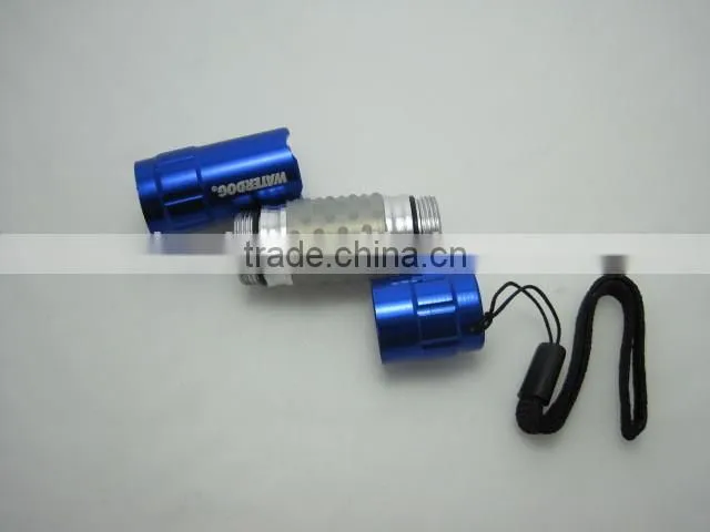 1 led 0.5W mini flashlight torch powered by AA battery