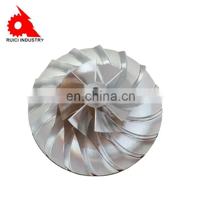 Custom precision investment casting stainless steel small steam turbine fan cast water pump impeller