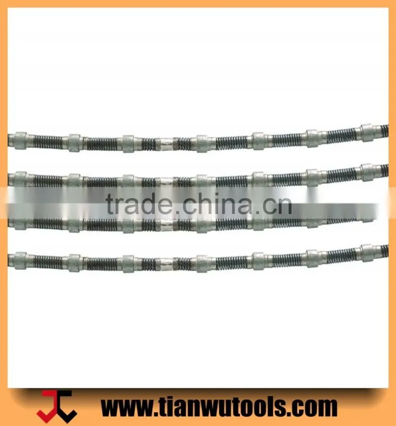 Diamond tool parts spring wire saw for stone cutting