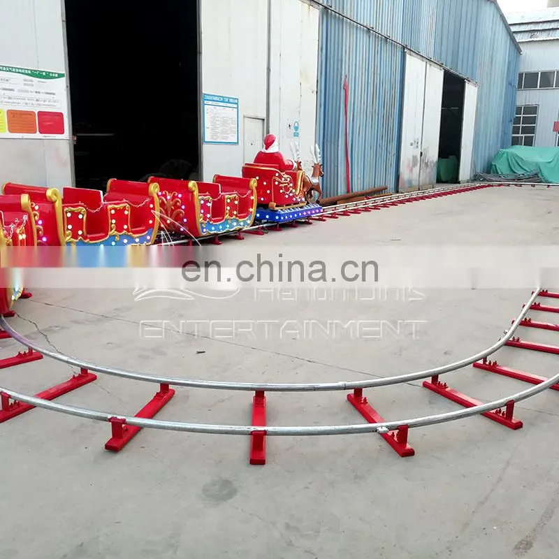 Theme park rides amusement game machine Kids christmas electric train for sale