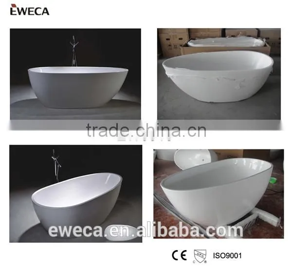 2014 New Style Acrylic Bathtub, Egg Shape Bath Tub,Thin Edge Tub