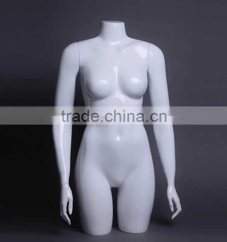 glossy female torso mannequin
