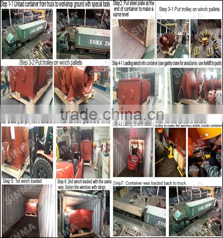 hydraulic anchor winch for boat