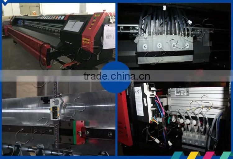 Fast Speed!3.2m Garros Solvent Large Format Printer with Konica head