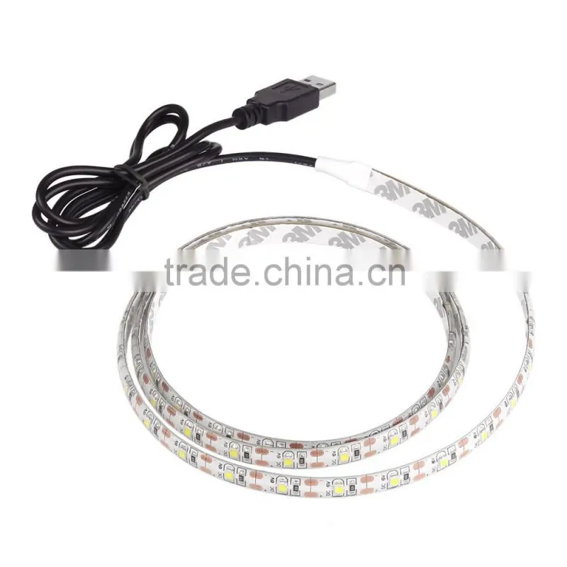 Multicolor 30CM 3528 SMD Led Flexible Strip Light Waterproof With USB Port Cable Super Bright Home Decoration Lamp Lighting