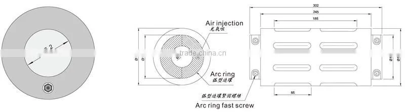Dongguan Pneumatic Chuck For Printing Machinery, Pneumatic Chuck