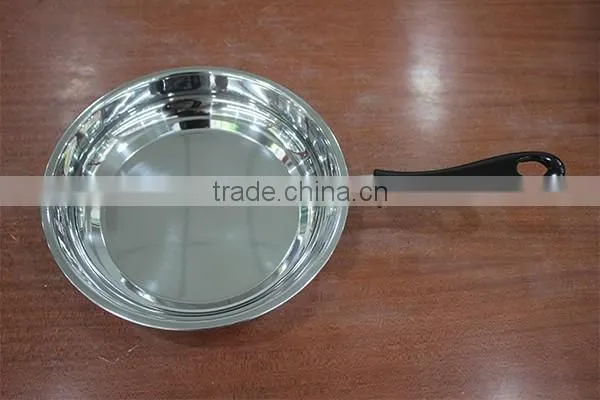 korean kitchen tool set wok round frying pan /saucepan set with long bakelite handles