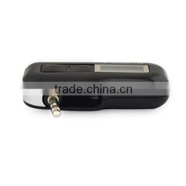fm transmitter 3.5mm Full frequency, LCD backlight display for cell phone, MP3