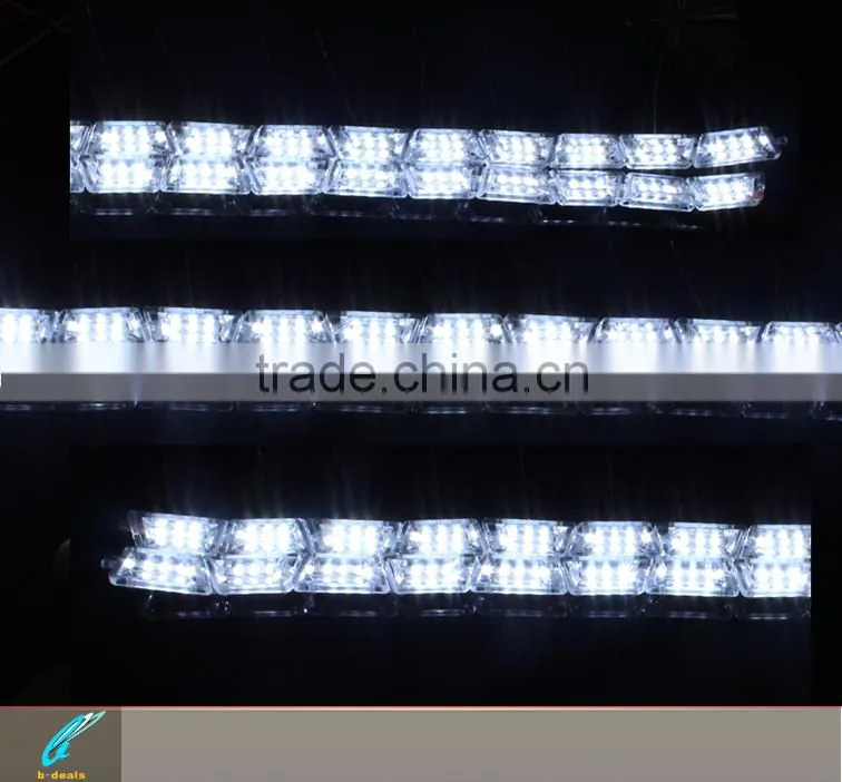 DC12V 500mm Crystal Flowing flexible led drl led daytime running light signal light