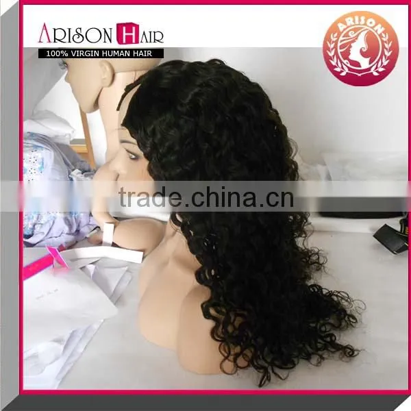 Wholesale curly u part wig