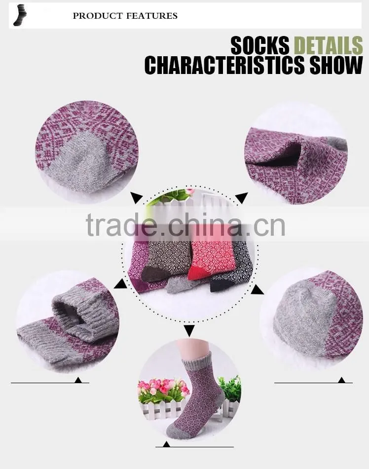 Fashion Winter Rabbit Wool Ladies Cute Socks Women Socks