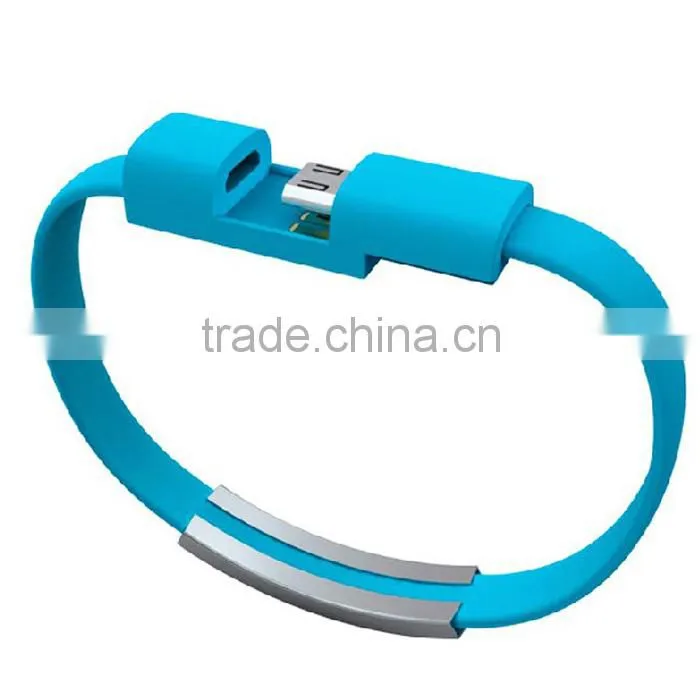 Hot Selling Stainless Men's Women's Bracelet USB Data Cable
