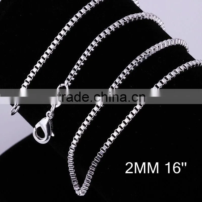 Hot sale fashion 925 sterling silver chain LKNSPCC009
