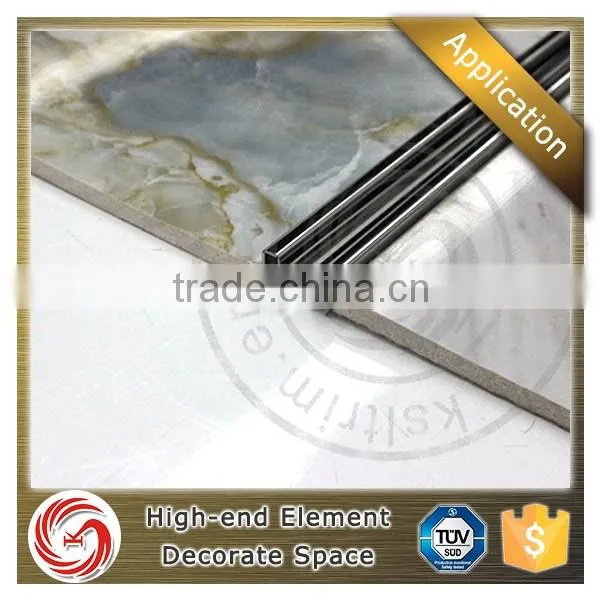2016 top sale factory price U shape stainless steel metal tile trim
